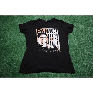 Panic! At The Disco Graphic T-Shirt Black Medium - Band Merch Tee